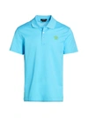 VERSACE TAYLOR LOGO-EMBROIDERED POLO,400012681738