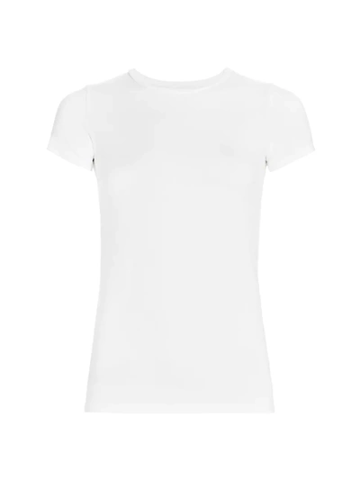 Majestic Classic Stretch T-shirt In Blanc