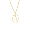 Sylvia Toledano Women's 22k Goldplated & Green Onyx Leo Pendant Necklace
