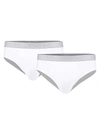 Hanro Cotton Essentials Stretch Briefs Two-pack In White