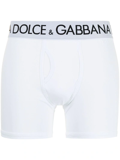 DOLCE & GABBANA LOGO-WAISTBAND BOXER SHORTS