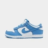 Nike Little Kids' Dunk Low Casual Shoes In White/university Blue/white