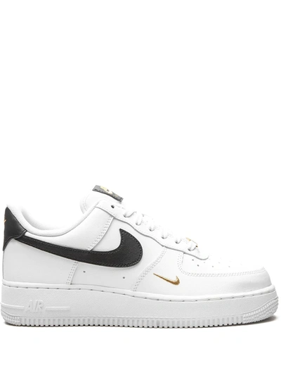 Nike Air Force 1 Low Essential "white/black/gold" Sneakers
