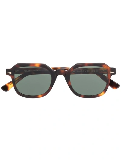 Ahlem Rue Saint Dominique Hexagonal-frame Sunglasses In Braun