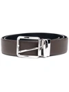 CANALI GRAINED TEXTURE BELT