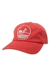 Billabong Surf Club Baseball Cap In Rad Red