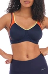 Freya Sonic High Impact Underwire Sports Bra In Navy Spice