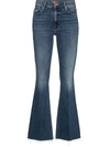 MOTHER THE WEEKENDER FLARED JEANS