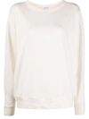 Frame Au Natural Uni Sweatshirt In 白色