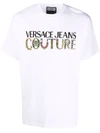 VERSACE JEANS COUTURE LOGO-PRINT COTTON T-SHIRT