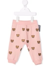MOSCHINO TEDDY BEAR-EMBROIDERED TRACK TROUSERS