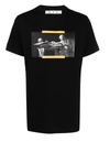 Off-white Caravaggio-print T-shirt In Black
