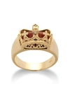 DOLCE & GABBANA 18KT YELLOW GOLD CROWN RING