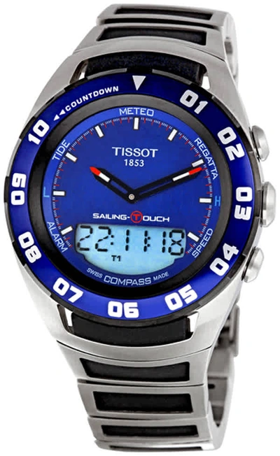 Tissot Sailing Touch Chronograph Mens Watch T0564202104100 In Blue