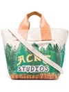 ACNE STUDIOS X GRANT LEVY PRINTED TOTE BAG