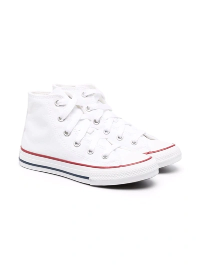 Converse Kids' Chuck Taylor® All Star® Eva Lift High Top Sneaker In White/ Garnet/ Navy