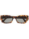 Retrosuperfuture Amata Tortoiseshell Sunglasses In Brown