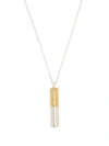 Ambush Battery-charm Necklace In Silver