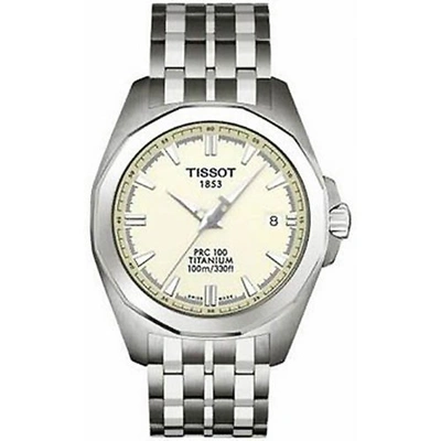 Tissot Prc 100 Titanium Mens Watch T008.410.44.261.00 In Silver Tone,white
