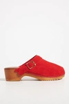 Anthropologie Classic Clogs In Red