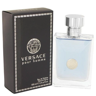 Versace Pour Homme By  Eau De Toilette Spray 3.4 oz