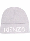 Kenzo Hat With Tiger In Grey