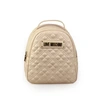 LOVE MOSCHINO QUILTED NUDE PINK BACKPACK,JC4134PP1DLA0107
