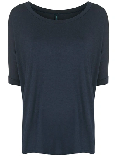 Lygia & Nanny Cropped-sleeve T-shirt In Blau