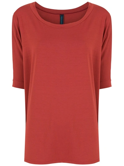 Lygia & Nanny Cropped-sleeve T-shirt In Rot