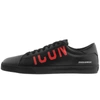 Dsquared2 Icon Low-top Lace-up Sneakers In Black