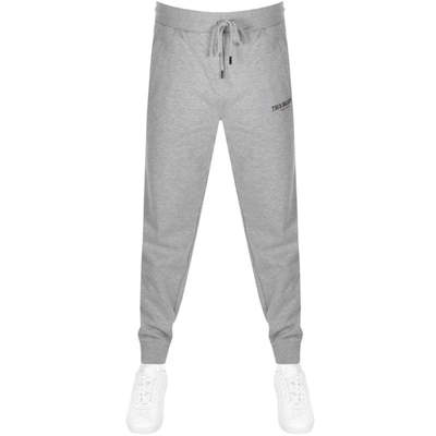 True Religion Logo-print Cotton-blend Jogging Bottoms In Grey