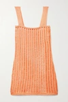 SOLID & STRIPED THE RYAN OPEN-KNIT MINI DRESS