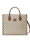 GUCCI GG SUPREME TOTE BAG,5E48FEAA-0C0B-D112-F7F4-16503CB03875