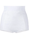 DOLCE & GABBANA SICILIAN GLAMOUR JERSEY HIGH RISE BRIEFS,0F9CB21F-E8E7-7BC9-1343-123B2C3F6941