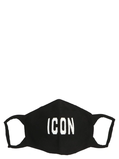 Dsquared2 Black Icon Face Mask