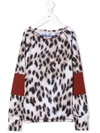 MOLO LEOPARD-PRINT JUMPER