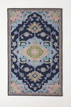 Anthropologie Tufted Caro Rug By  In Blue Size 2 X 3