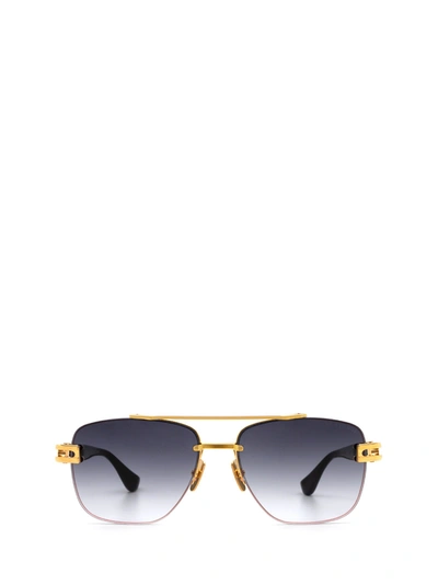 Dita Eyewear Rectangular Frame Sunglasses In Black