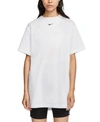 Nike Sportswear Essentials T-shirt Dress In White/black