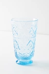 Anthropologie Bombay Highball Glass In Blue