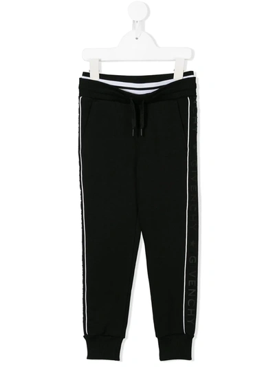 Givenchy Kids' Striped Detailing Sweatpants In Black