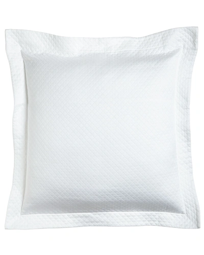 Sferra European Diamond Pique Sham In White