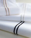 Sferra Queen 200 Thread-count Resort Flat Sheet In White/white