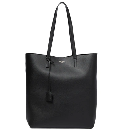 Saint Laurent Shopping Large Leather Tote In Black