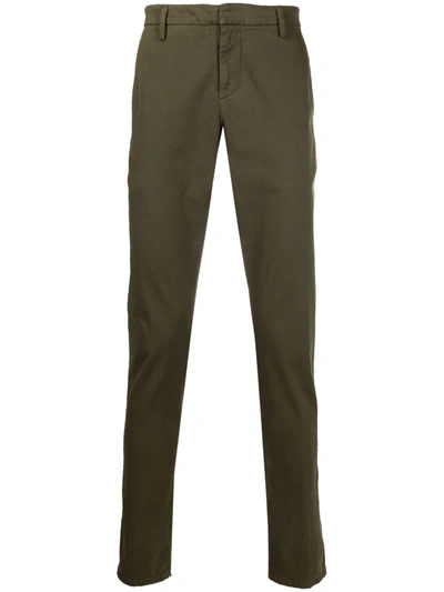 Dondup Gaubert Stretch Cotton Trousers Trousers In Green