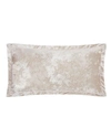 Charisma Melange Velvet Decorative Pillow, 32 X 16 In Pink
