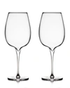 Nambe Vie Set Of Two Cabernet Glasses