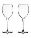 Nambe Vie Set Of Two Chardonnay Glasses