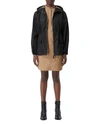 Burberry Lightweight Econyl® Hooded Jacket In Black