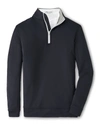 Peter Millar Boys' Perth Youth Quarter Zip Sweater - Little Kid, Big Kid In Black